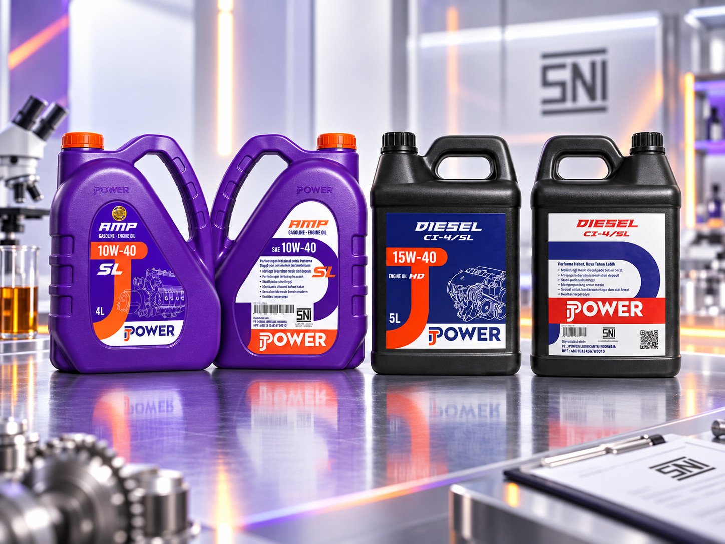 Pengujian mutu produk JPOWER bersertifikat SNI