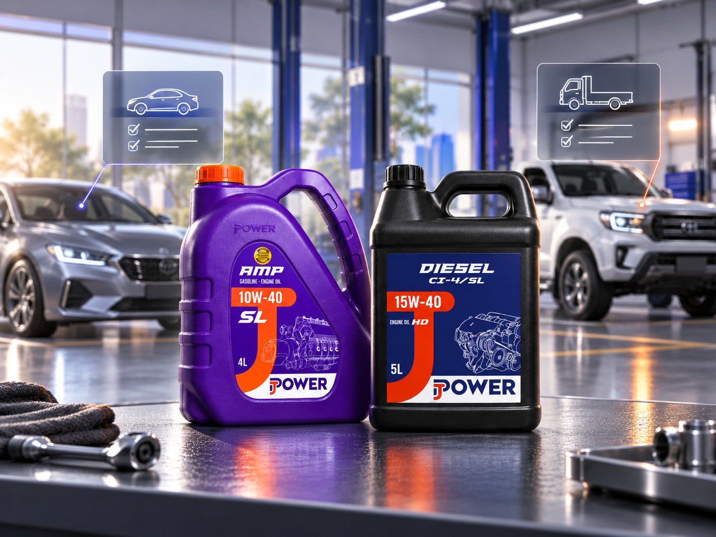 Oli JPOWER untuk armada mobil bensin dan diesel